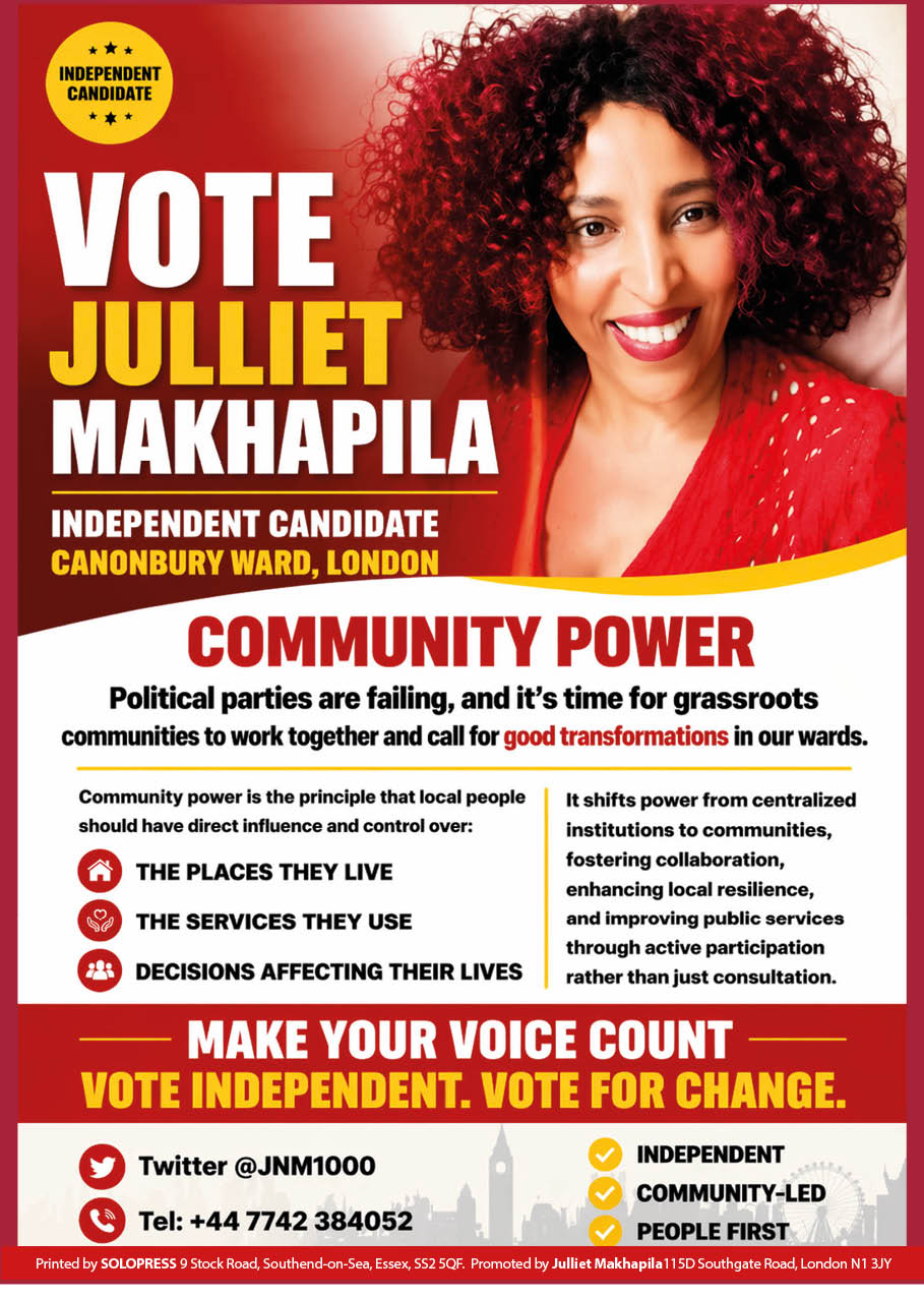 Julliet Makhapila - independent candidate- A5 BACK2